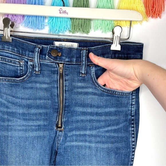 Madewell High-Rise Roadtripper Skinny Jeans Ridgefield Wash Zip-Front Size 27 - Picture 6 of 16